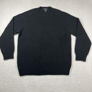 Blumarine Uomo Italy Mens Wool Blend Pullover Knit Sweater‎ XL Black Vintage